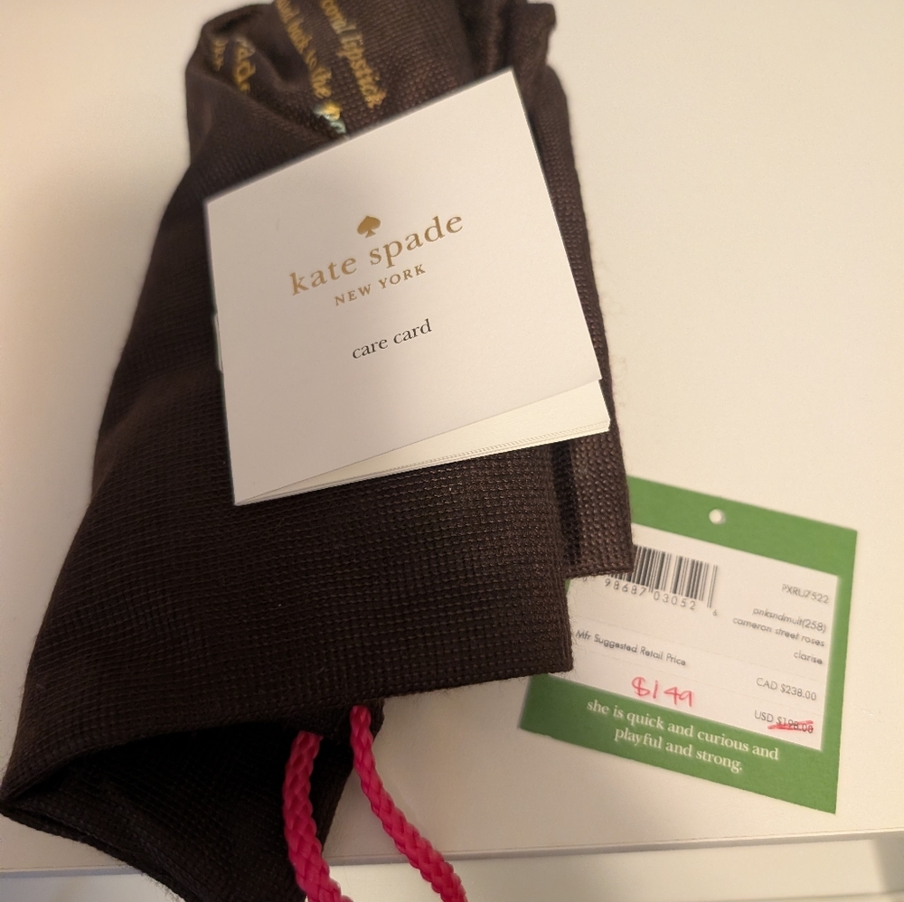Kate Spade Cameron Street Roses Clarise Crossbody Purse Shoulder Bag MRP $198 - Picture 7 of 7